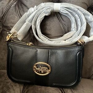 Black Coach Crossbody purse